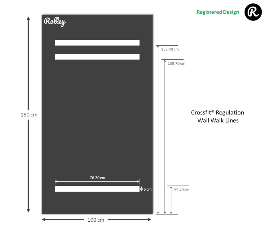 Crusader – Ultra-Thick Mobility & Exercise Mat with Wall Walk Lines