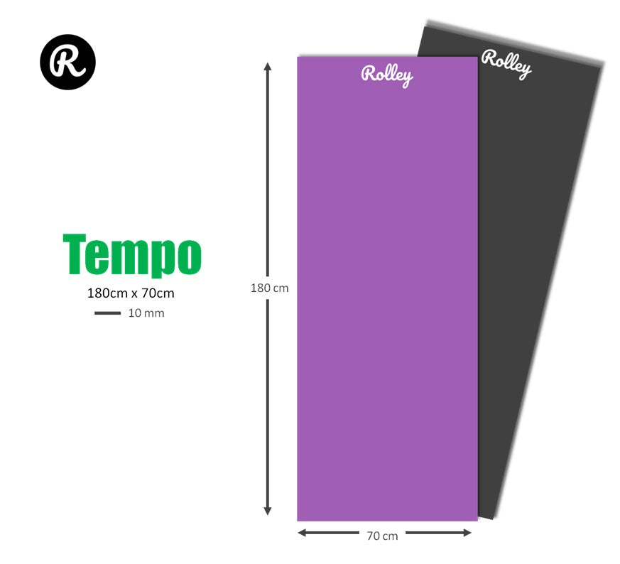 Tempo – Large Thick Rollable Pilates & Yoga Mat